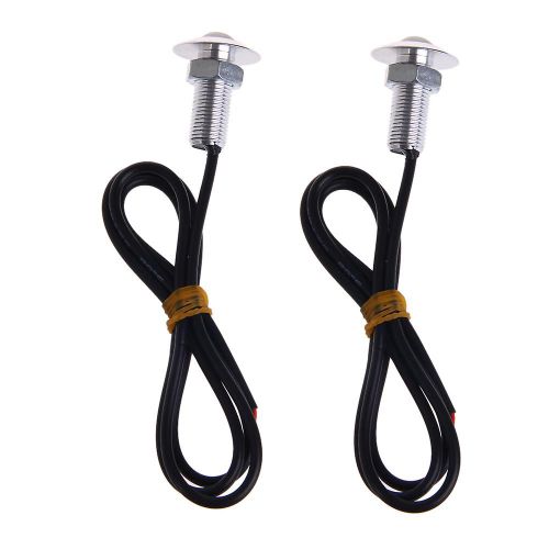 2pcs 12v Drl Sauvegarde Jour Courant Led Lumière Projecteur Eagle Eye Lampe De Voiture