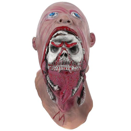 Masque D¿Halloween Horreur Fantôme Crâne Masque Latex Masque Effrayant Costume Fête Masque Décorations Pour Mascarade Carnaval