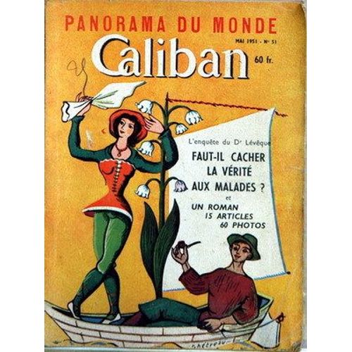Caliban Panorama Du Monde N° 51 Du 01/05/1951