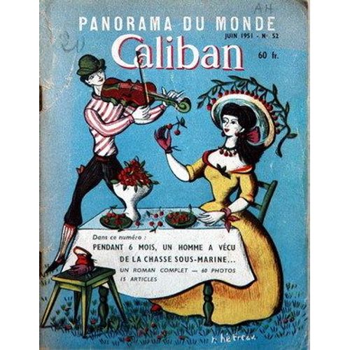 Caliban Panorama Du Monde N°52 Du 01-06-1951