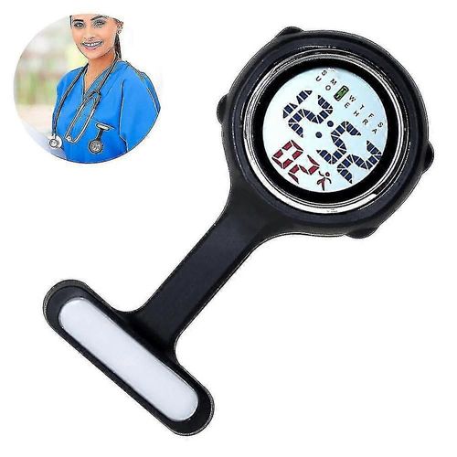 Électronique Multifonctionnelle Nurse Watch Silicone Nurse Watch Luminous Alarm Chronograph Digital Chest Watch
