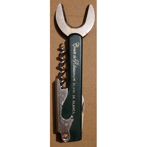Limonadier Comte De Ribeaucourt Blanc De Blanc 14 Cm Décapsuleur Ouvre Bouteille Tire-Bouchon Tire Bouchon Petit Couteau