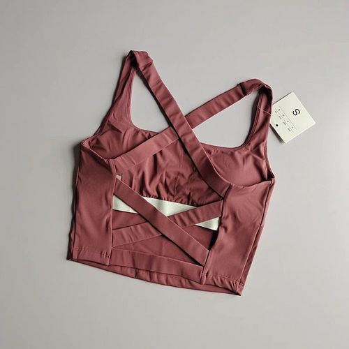 Sous-Vêtements De Sport À Dos Croisé Pour Femmes,Gilet Antichoc,Type Course À Pied,Vitesse Sèche,Fitness,Yoga