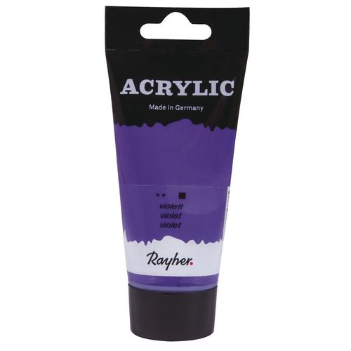 Acrylic, Violet, Peint.Acrylique D'artistes, Tube - 75ml