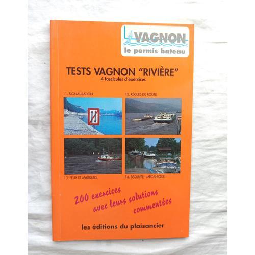 Henri Vagnon, Tests Vagnon "Rivière", 4 Fascicules D'exercices (11 À 15), Les Editions Du Plaisancier, 1991