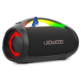 Enceinte Hifi Autonome 500W Ledwood XTR500, Effet LED, Buetooth USB, IPX6, PowerBank, Multiple Link, Batterie 7000mAh+Clé 32G