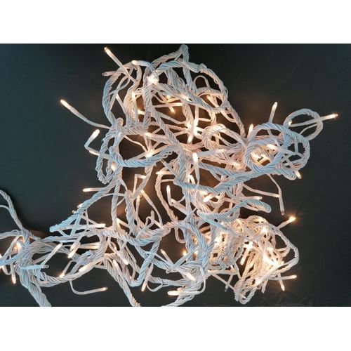 NOEL - Guirlande électrique blanc chaud 176 lumières