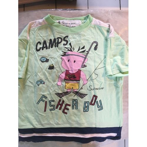 Tee Shirt Fille &#34; Camps &#34; Fisher Boy Taille 10 Ans