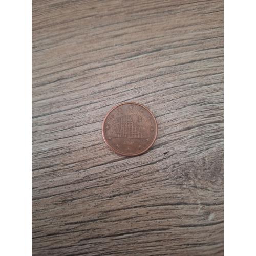 Pièce 5 Centimes D'euro Rare, Italie Colisée, Plutôt Bon État