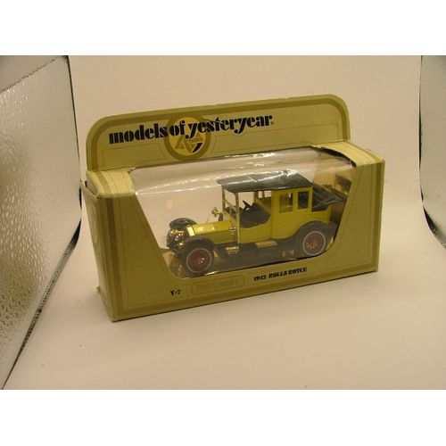 1/38 - Matchbox Models Of Yesteryear 1912 Rolls Royce Luxury Car Y-7