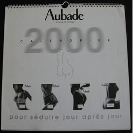 Calendrier lingerie Aubade 2000 (avec chevalet intégré) | Rakuten