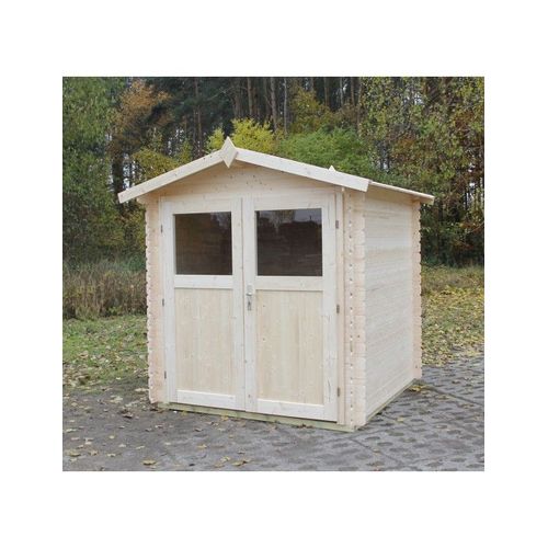 Abri De Jardin Luciole En Bois Épicéa 216x216 Cm H. 234 Cm---Vert
