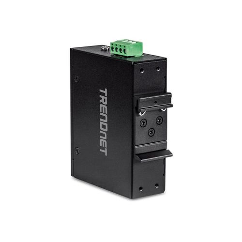TRENDnet TI-E50 - Commutateur - non géré - 5 x 10/100 - Montage sur rail DIN, fixation murale - Tension CC - Conformité TAA