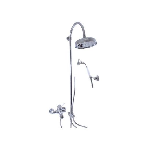 Colonne de douche LABE avec douchette H.102 cm poignée en céramique--