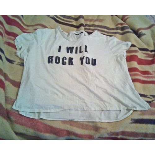 Tshirt I Will Rock You Kiabi Tille 58-60 ..
