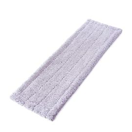Mery Recharge de vadrouille Peau de chamois piège à poussière Vadrouille pour sec et humide 100 % microfibre Lavable Respectueux de l'environnement Lilas Dimensions : 45x15cm