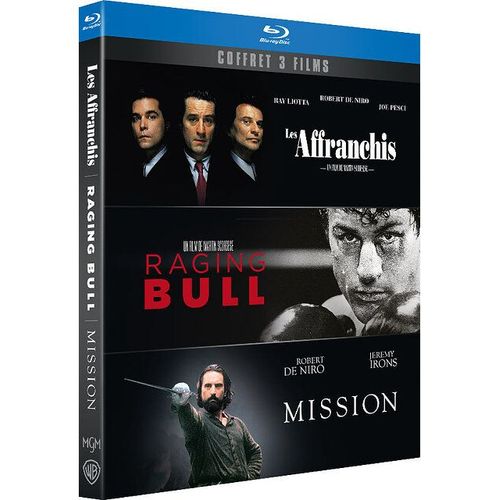 Robert De Niro - Coffret : Les Affranchis + Raging Bull + Mission - Pack - Blu-Ray