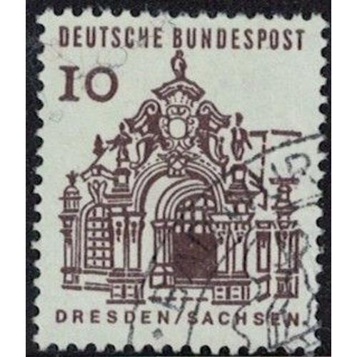 Allemagne 1965 Oblitéré Used Pavillon Zwinger À Dresde Y&t De 322 Su