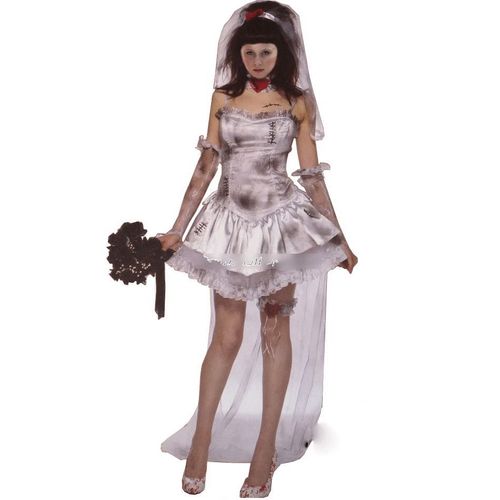Déguisement Femme Costume Halloween La Mariée Fantôme Taille M