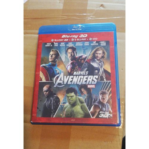 Blu Ray 3d+2 Blu Ray +Dvd Marvels Avengers
