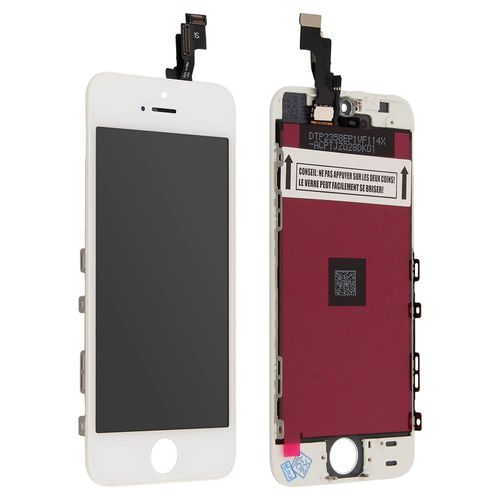 Ecran Lcd Iphone Se + Vitre Tactile Compatible Blanc