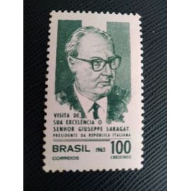 Timbre Bresil Y T 783 Visite Du Président De L'Italie 1965 (230509 )