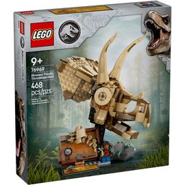 LEGO Jurassic World - Les fossiles de dinosaures : le crâne du tricératops - 76969