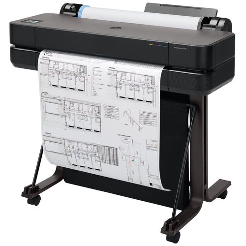 HP DesignJet T630 - 24" imprimante grand format - couleur - jet d'encre - A1, ANSI D, Rouleau (61 cm) - 2 400 x 1 200 ppp - jusqu'à 0.5 min/page (mono) / jusqu'à 0.5 min/page (couleur) - USB 2.0...