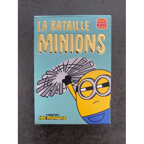 Jeu de cartes La bataille Minions 4/4 Burger King