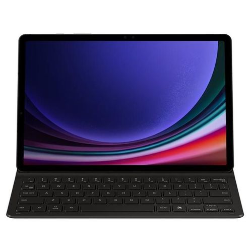 Samsung EF-DX720 - Clavier et étui (couverture de livre) - clé AI fine - sans fil - POGO pin, Bluetooth - noir clavier, noir étui - pour Galaxy Tab S9, Tab S9 FE