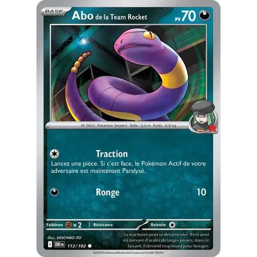 Carte Pokémon - Abo De La Team Rocket - 112/182 - Ev10 Rivalités Destinées