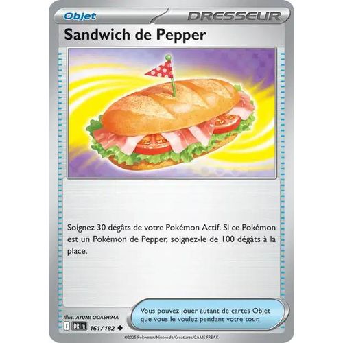 Carte Pokémon - Sandwich De Pepper - 161/182 - Ev10 Rivalités Destinées