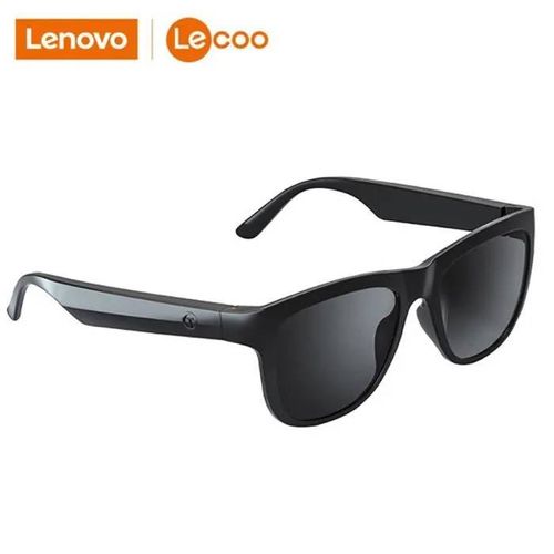 Lenovo Lecoo C8 Smart BT Casque Protection UV Musique Lunettes BT5.0-Noir écouteurs