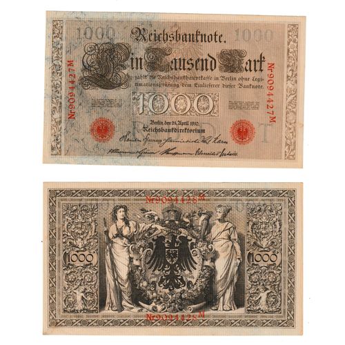 Billet 1000 Reichbanknote