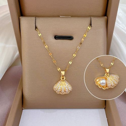 Collier De Perles Avec Strass,