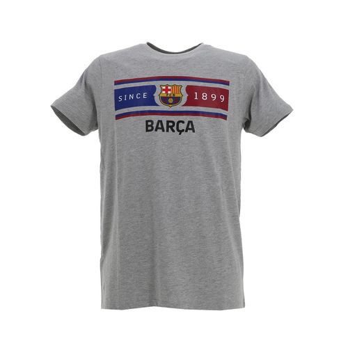 Tee Shirt Manches Courtes Holiprom T-Shirt Adulte Coton Fcb Since 1899 Gris Chiné Xl