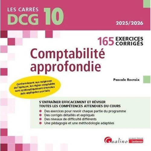 Comptabilité Approfondie Dcg 10 - 165 Exercices Corrigés