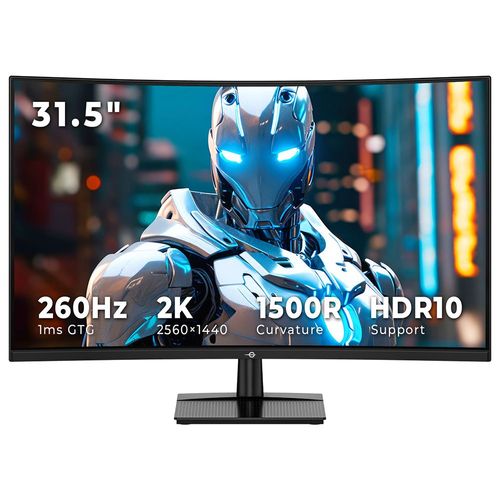 Écrans de jeu TITAN ARMY C32C1S 1500R 16:9 260 Hz avec une résolution 2K époustouflante
