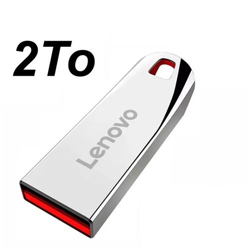 Clé USB 3.0 2To Lenovo Transfert Express, Design Premium, Grande Capacité