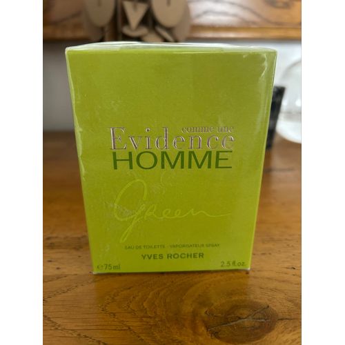 Yves Rocher Evidence Green Homme Eau De Toilette Vaporisateur 75 Ml 