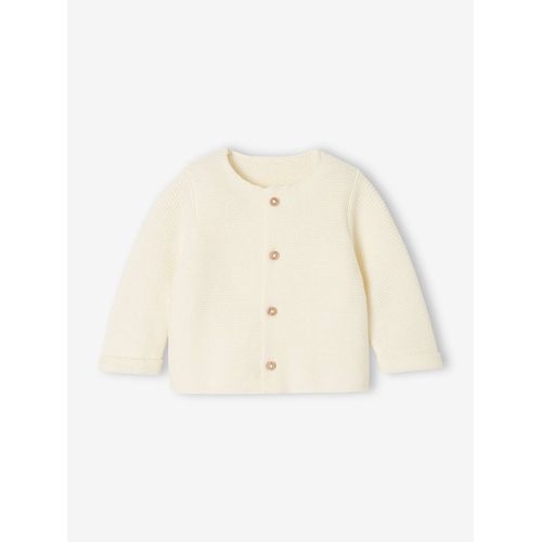 Cardigan Basics 100% Coton Écru