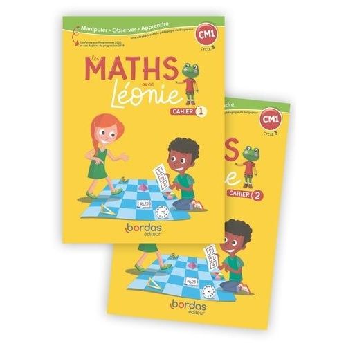Les Maths Avec Léonie Cm1 - Cahiers 1 Et 2