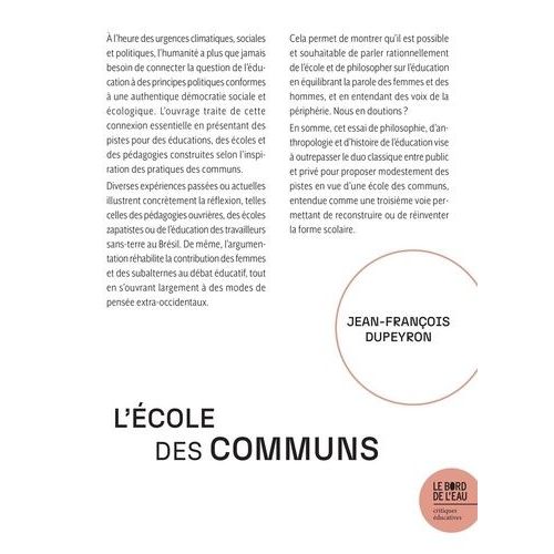 L'école Des Communs