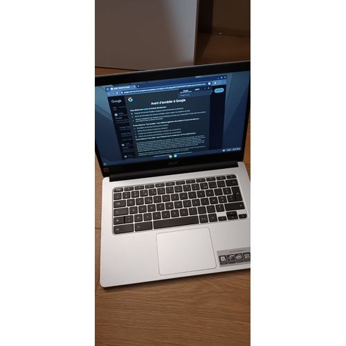 Acer Chromebook tactile CB314-2HT-K6W4 - 14" MediateK MT8183 - 2 Ghz - Ram 8 Go - DD 64 Go