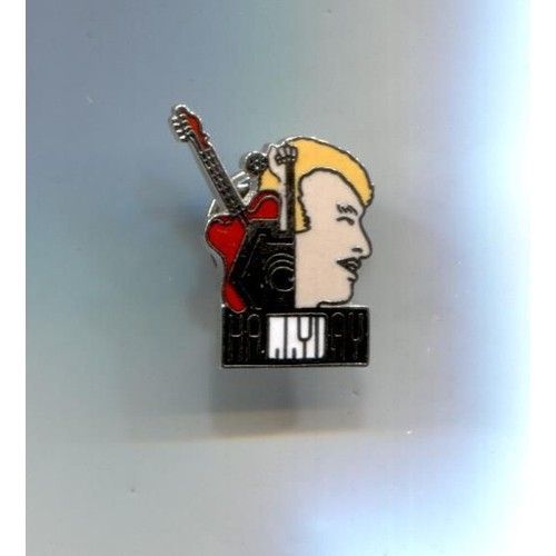Pins Johnny Hallyday Guitare / Modèle Argenté