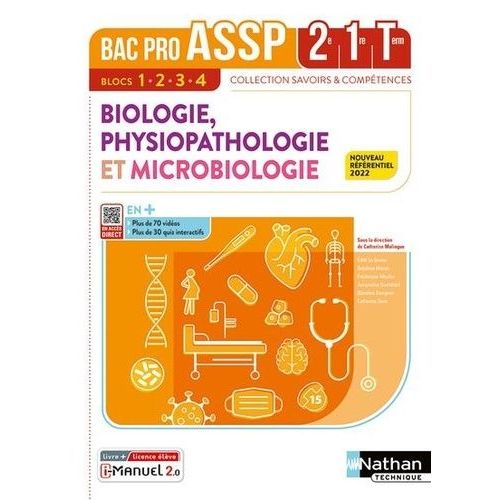 Biologie, Physiopathologie Et Microbiologie 2e-1re-Tle Bac Pro Assp