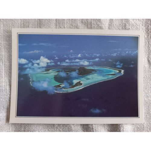 Carte Postale Maupiti. L'île Vue D'avion.