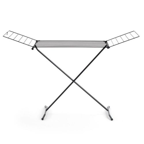 Rayen Corde à linge avec ailettes, surface de suspension de 18 m, système de bloc d'ailes, corde à linge pliante, pour l'intErieur et l'extErieur, 162x57.5x104.5