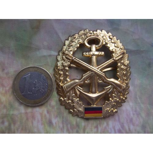 Insigne De Béret Infanterie Marine Allemande Force De Protection Navale