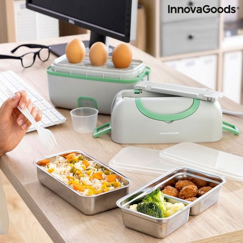 InnovaGoods Boîte à vapeur électrique 3 en 1 Beneam avec recettes